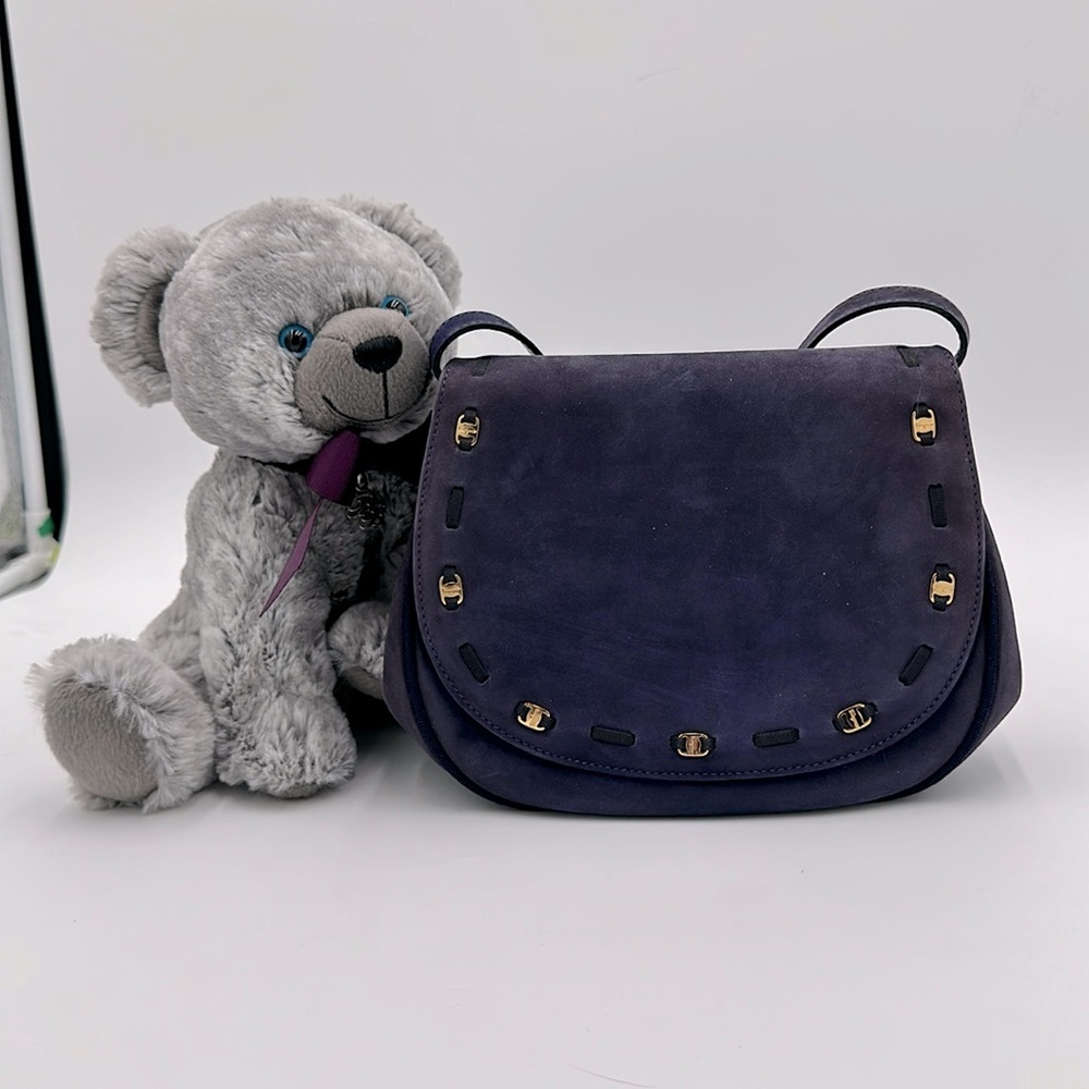 Salvatore Ferragamo Suede Crossbody Bag